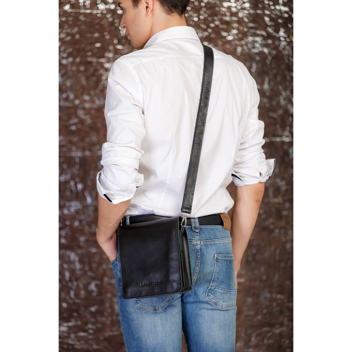 Сумка мужская через плечо Henderson Black купить в Москве, цена ...